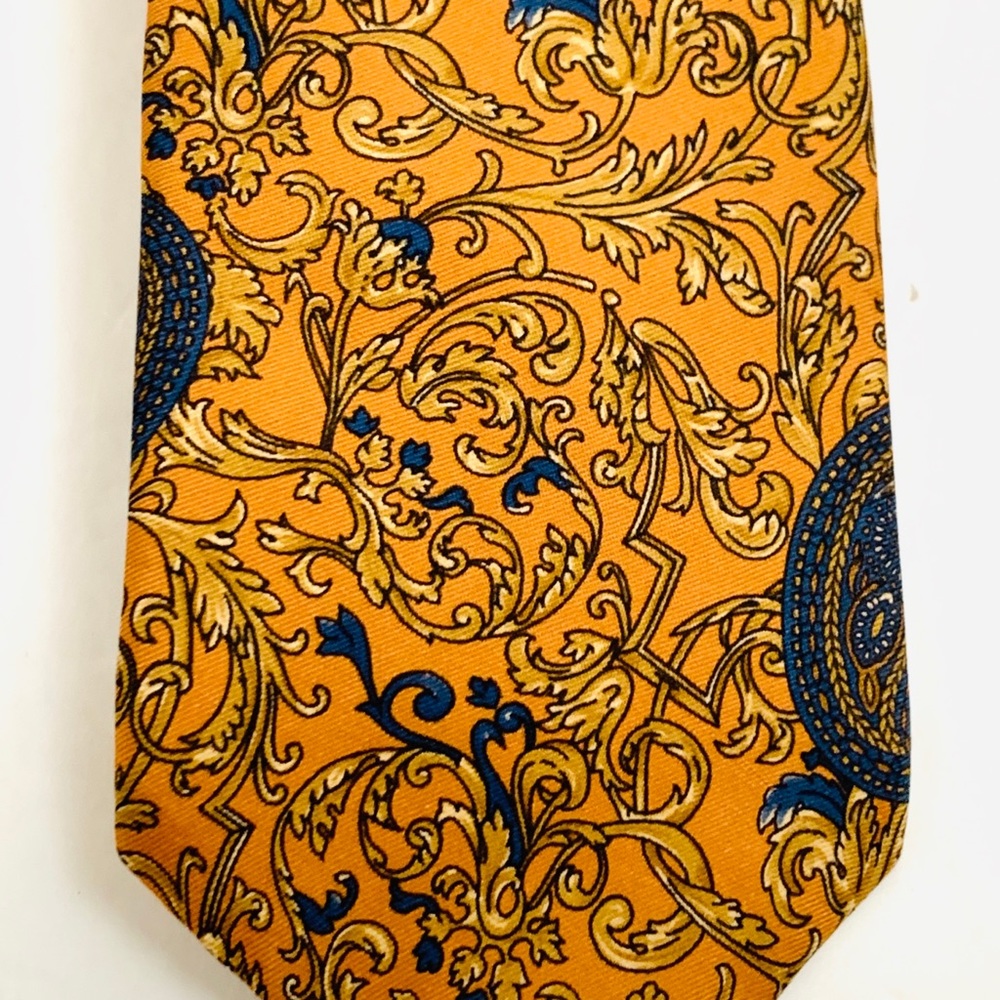 Oscar de la Renta Couture Vintage Neck Tie GUC - Picture 2 of 10